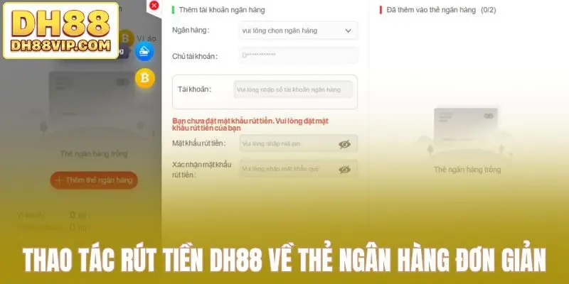 Quy Trình Rút Tiền DH88 - Nhanh Chóng Và An Toàn